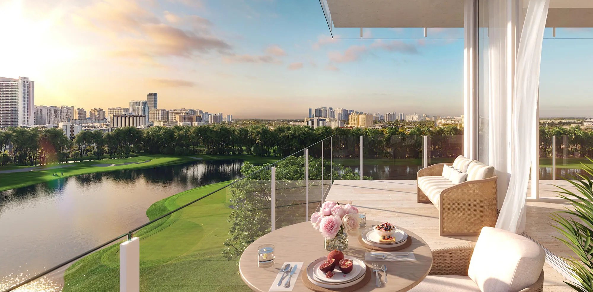 The Residences at Shell Bay – Terrace golf view