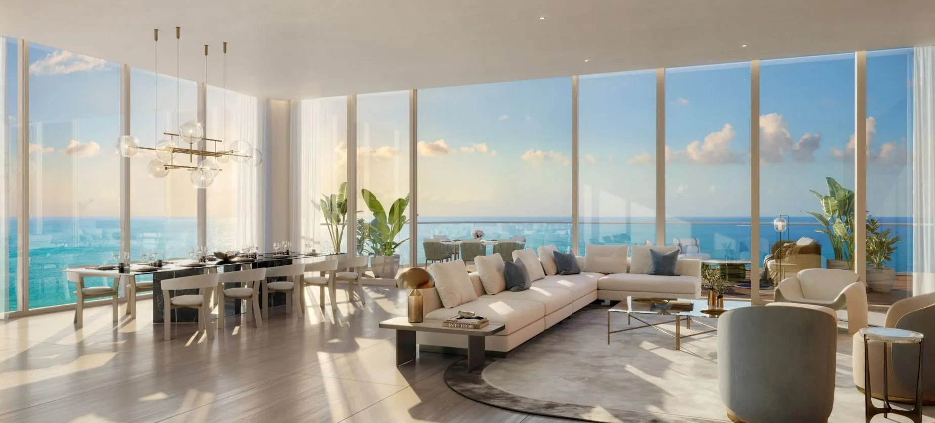 St. Regis Sunny Isles Beach – Residence living and dining room