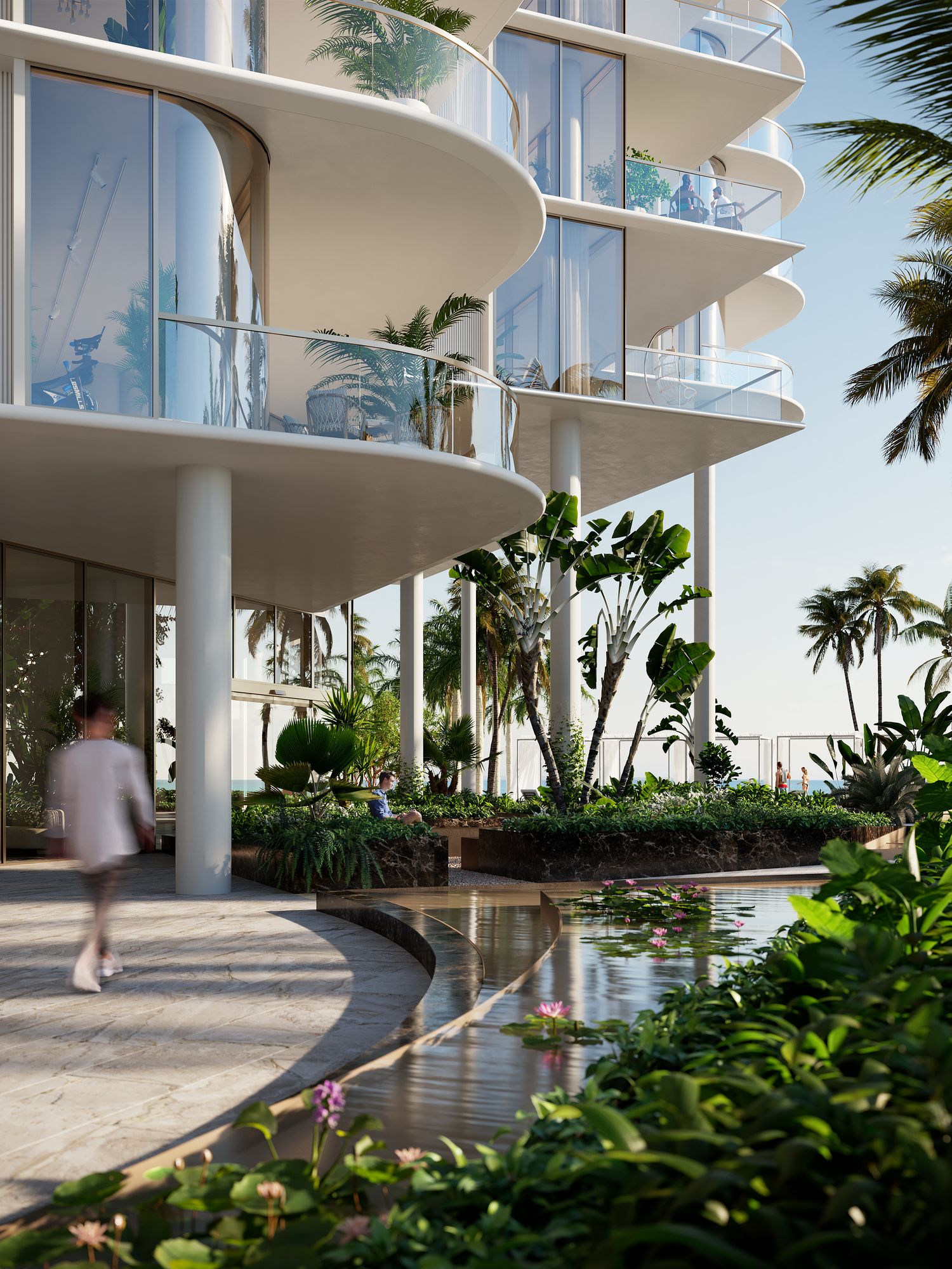 The Perigon Garden Exterior – Castell Blau