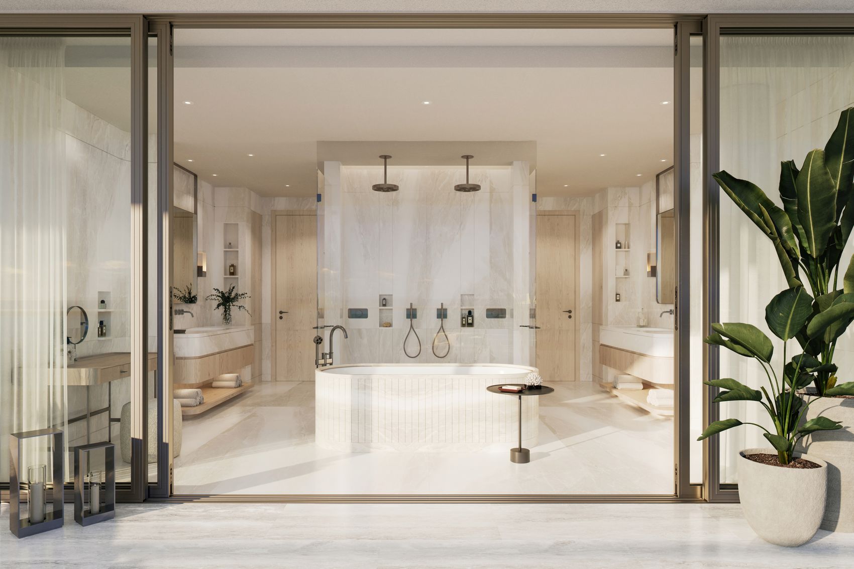 The Perigon Spa Bathroom – Castell Blau