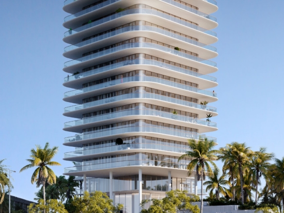 The Perigon Tower Exterior – Castell Blau